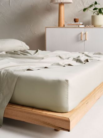 Augusta Taupe Flat Sheet