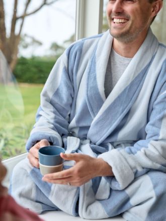 Plush Ocean City Cornflower Robe