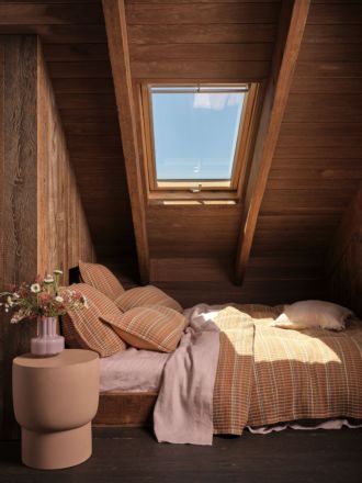 Dana Cinnamon Quilt Cover Set