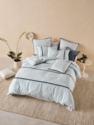 Chica Blue Quilt Cover Set