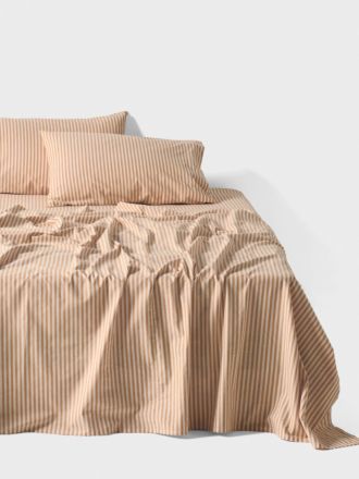 Classic Stripe Nutmeg Sheet Set