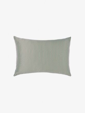 Silk Classic Stripe Pine Pillowcase
