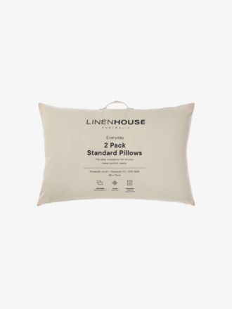 Everyday Washable Standard Pillow Pair