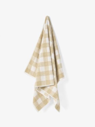 Flinders Check Beige Towel Collection