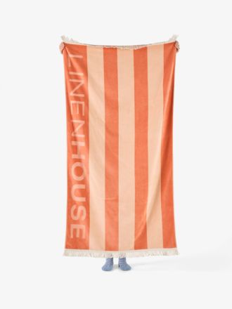 Linen House Coral Beach Towel