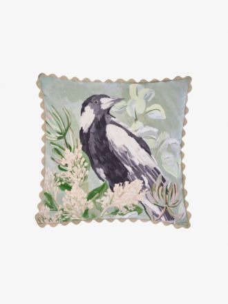 Morning Magpie Cushion 50x50cm