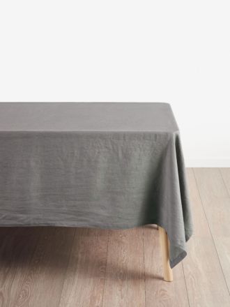 Nimes Ash Square Tablecloth