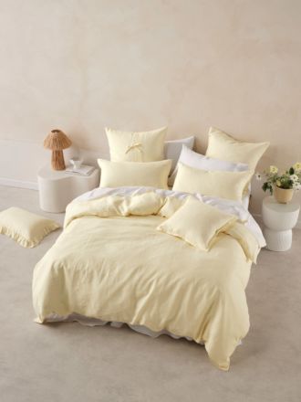 Nimes Lemon Quilt Cover Set