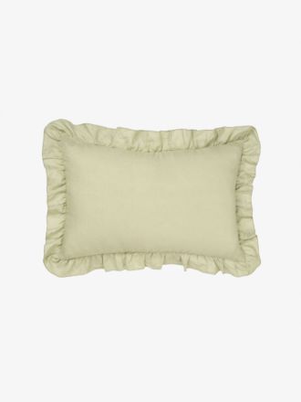 Nimes Wasabi Ruffle Cushion 40x60cm