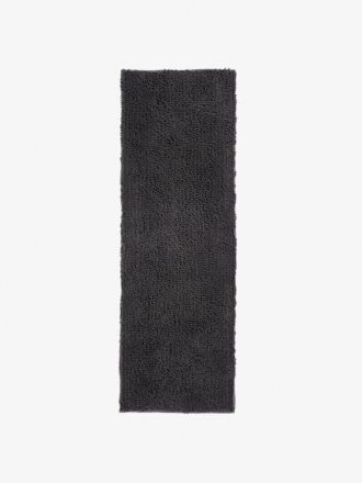 Reed Toggle Charcoal Bath Runner