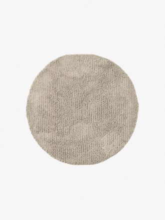 Reed Toggle Stone Circular Bath Mat