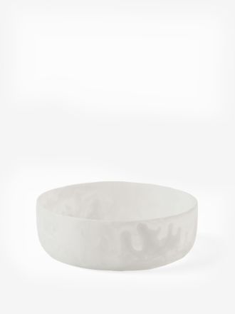 Resin White Salad Bowl