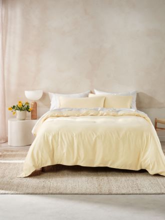 Surf Wash Butter Quilt Cover Set