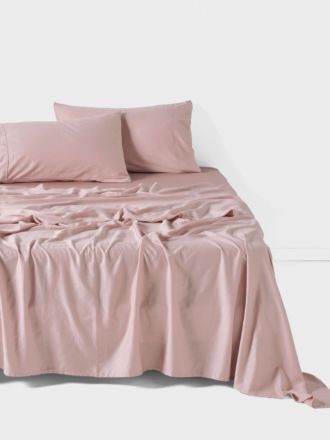 Surf Wash Dusty Rose Sheet Set