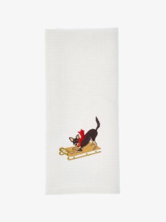 Tilly Embroidered Tea Towel