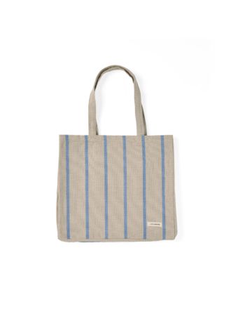 Ravi Stripe Denim Tote Bag