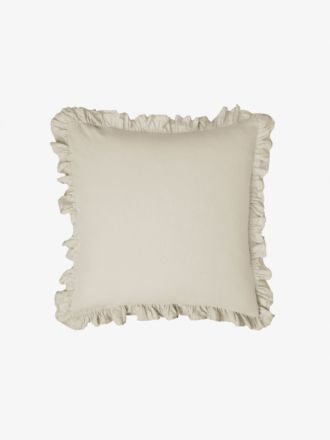 Vintage Ruffle Natural European Pillowcase