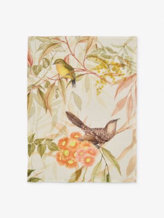Wattlebird Tea Towel