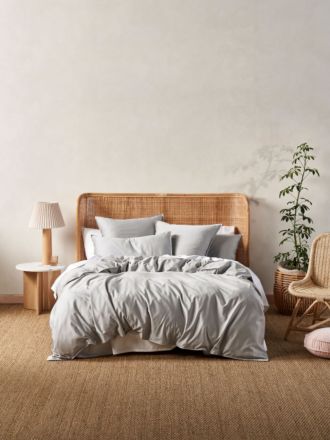 Haven Silver Quilt Cover Set
