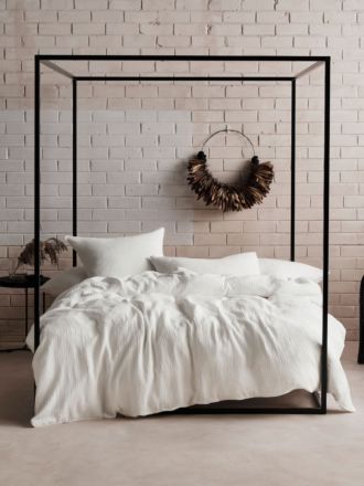 Elysian White Quilt Cover Set