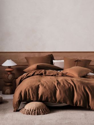Nimes Cinnamon Quilt Cover Set