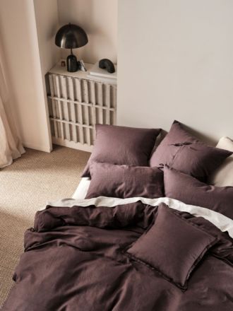 Nimes Espresso Quilt Cover Set