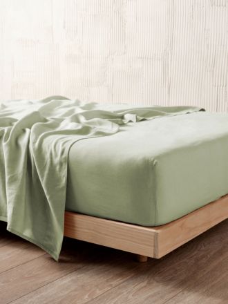 Nimes Wasabi Fitted Sheet 50cm