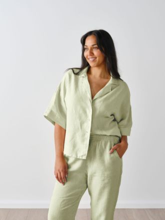 Nimes Wasabi Wide-Sleeved Shirt