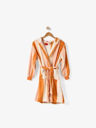 Plush Palazzo Pumpkin Kids Robe