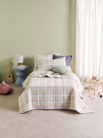 Playground Orange Coverlet Set