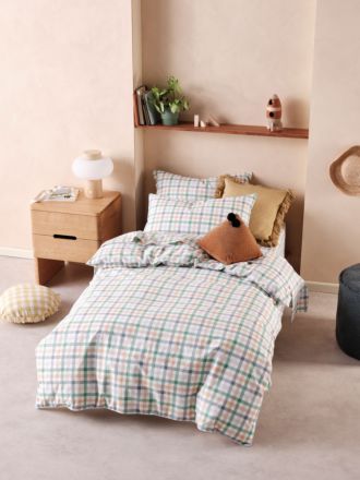 Playground Green Quilt Cover Set