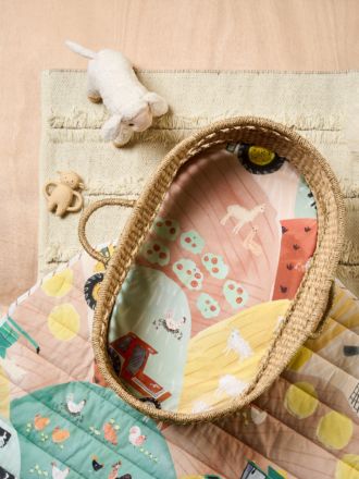 Sunset Harvest 2-Piece Bassinet Fitted Sheet Set