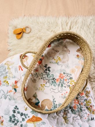 The Magic Garden 2-Piece Bassinet Fitted Sheet Set