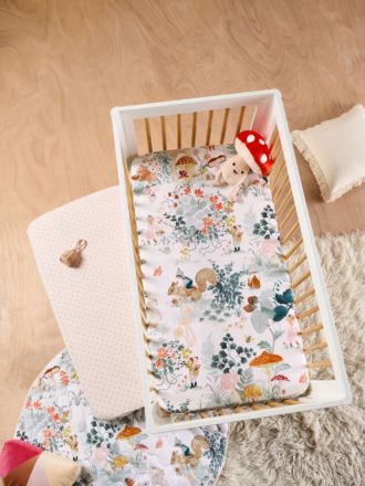 The Magic Garden 2-Piece Cot Fitted Sheet Set