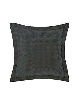 Deluxe Waffle Charcoal European Pillowcase