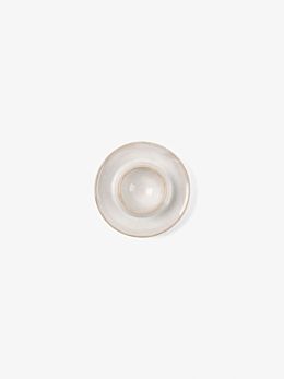 Bobbie White Egg Cup Plate