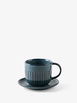 Laurie Denim Tea Cup & Saucer