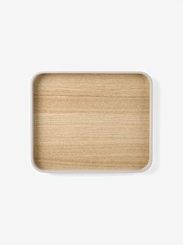 Mikkie Soft White Serving Tray