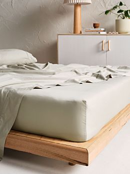 Augusta Taupe Flat Sheet