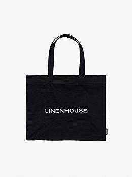 Logo Black Tote Bag