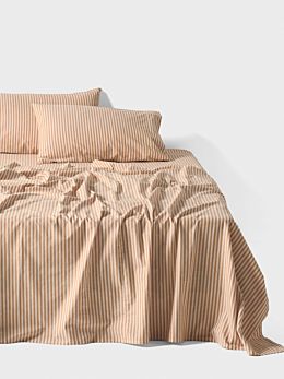 Classic Stripe Nutmeg Sheet Set