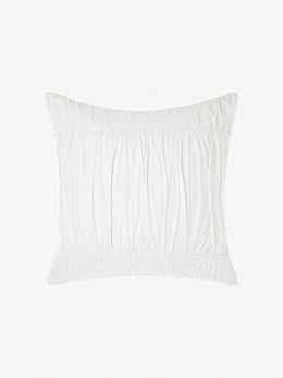 Layla White European Pillowcase