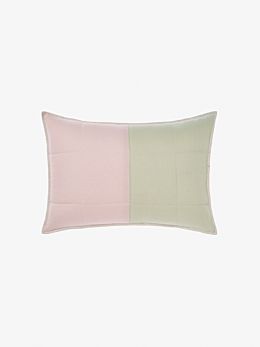Nimes Patchwork Rose Pillow Sham Set