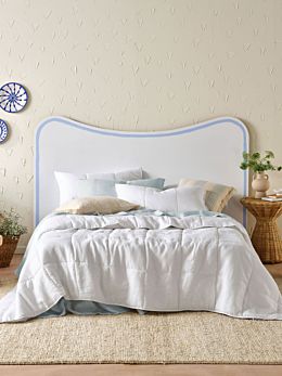 Nimes White Coverlet