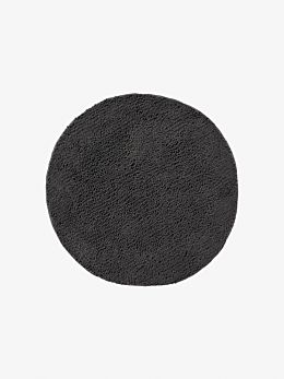 Reed Toggle Charcoal Circular Bath Mat