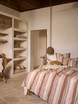 Reverie Peach Quilt Cover Set