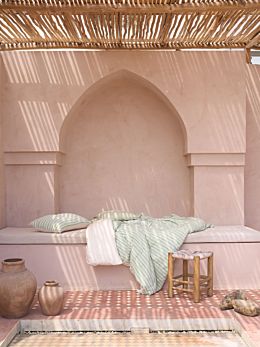 Majorca Leaf Quilt Cover Set