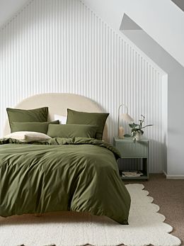 Terra Olive Quilt Cover Set