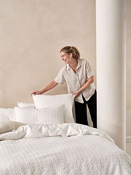 Vista White Quilt Cover Set