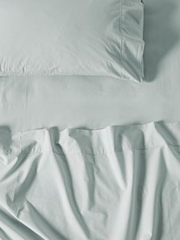 Winton Pale Blue Fitted Sheet 40cm